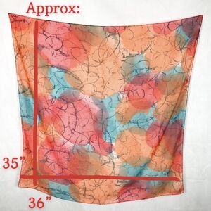 Bumble and bumble Pink and Blue Tie-Dye Scarf